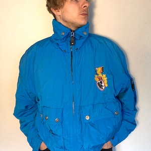 Veste de ski vintage Head / Bleu / Veste de snowboard / M-L