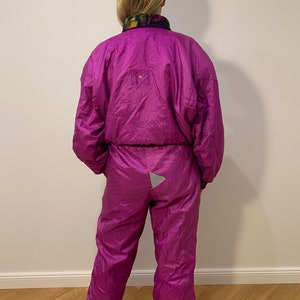 Vintage Raiski ski suit / Purple / 90s / Snowboard suit / Winter costume / Tracksuit image 3