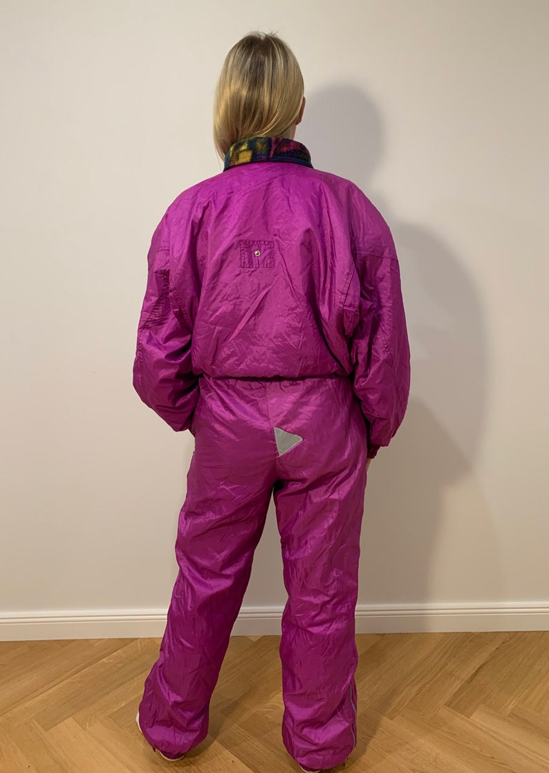 Vintage Raiski ski suit / Purple / 90s / Snowboard suit / Winter costume / Tracksuit image 3