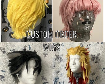 Custom-bestelling cosplay- en sleeppruiken