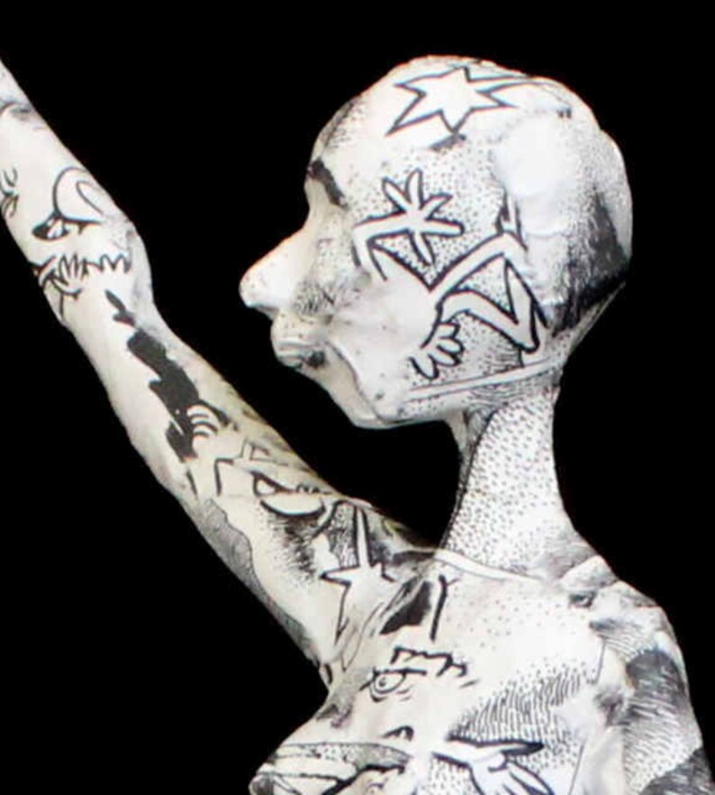 The Statue of Liberty Made of Paper Mache by Ulrica Ullman. Etsy