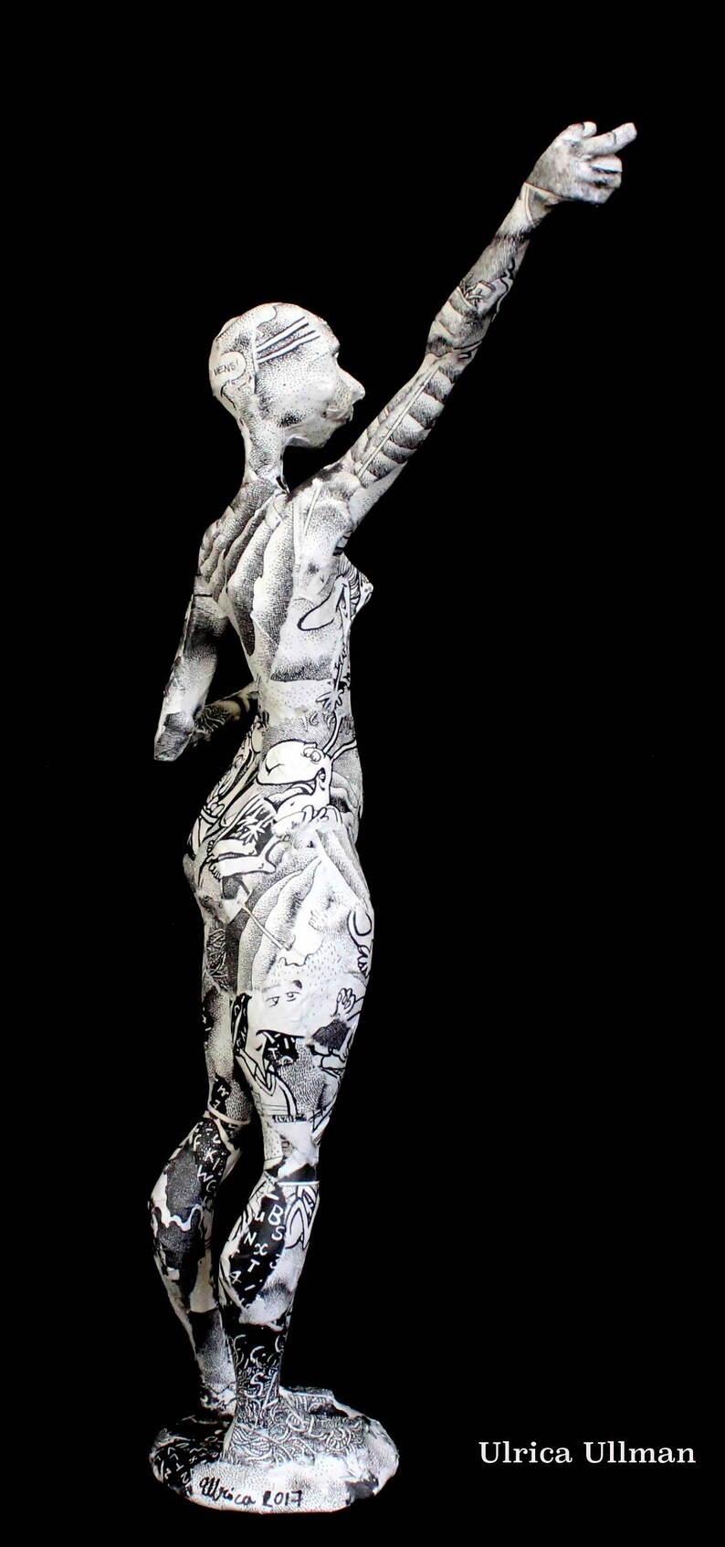 The Statue of Liberty Made of Paper Mache by Ulrica Ullman. Etsy
