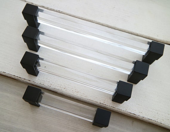 Square 3 75 5 6 3 7 55 8 8 Acrylic Cabinet Pulls Lucite