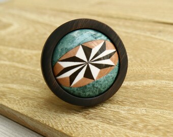 Oil rubbed bronze knob green ceramic drawer handle red white black porcelain cabinet door pull decorative wardrobe handle knob nordic style