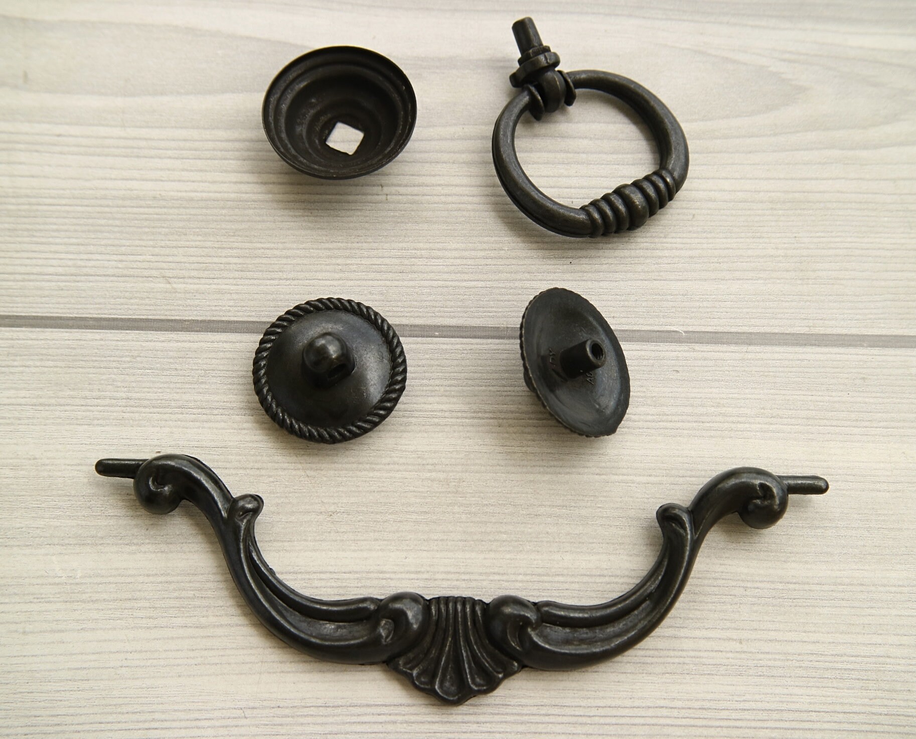 5.5 Drop bail muebles mango antiguo negro dresser | Etsy