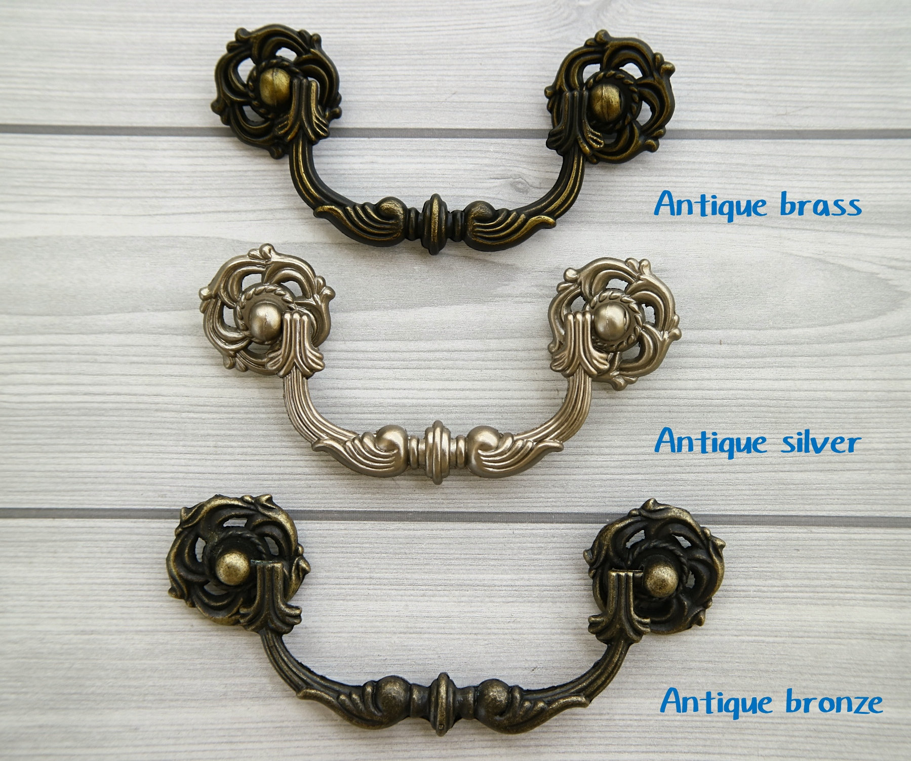 3.5" 4.25" Drawer swing pull drop bail dresser handle cabinet door knob cupboard handle antique bronze silver brass 90 108mm 3 1/2 4 1/4"