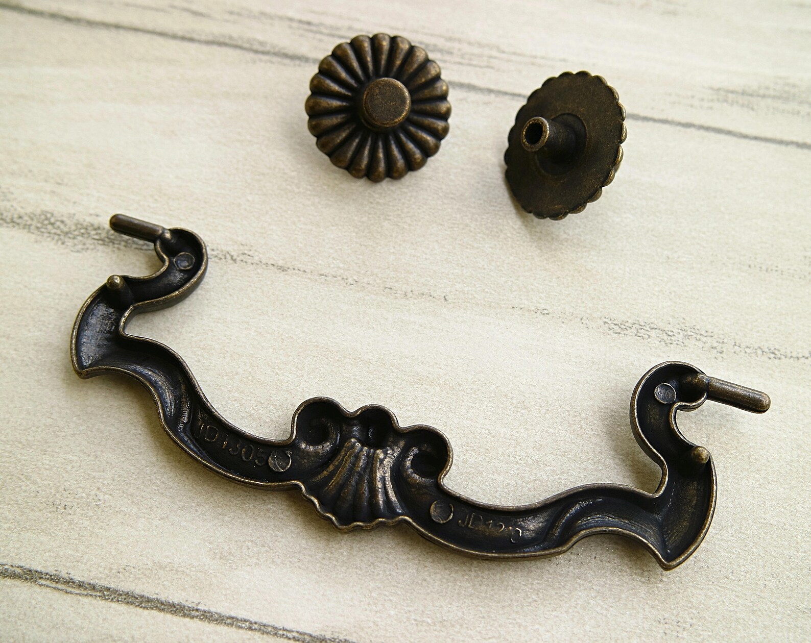Antique Bronze Dresser Swing Handle Drop Bail Drawer Pull Etsy