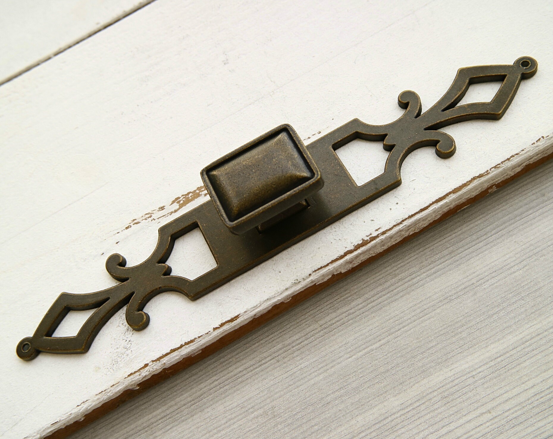 Antike Bronze Kommode Möbel rustikal Schublade Griff ziehen | Etsy