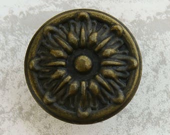 Commode rustique bouton poignée armoire bronze antique tirez le tiroir tirez boutons métal de bouton style vintage meubles matériel cuisine placard