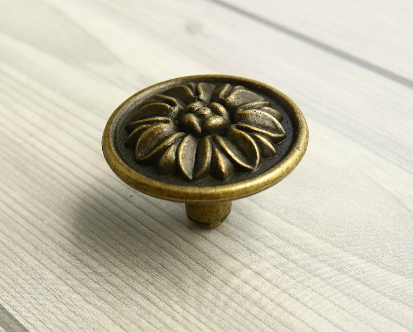 6 Vintage Drop Bail Pull White Antique Bronze Dresser Etsy