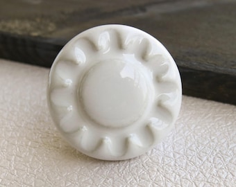 White dresser knob porcelain drawer handle ceramic cabinet door pull kitchen cupboard knob furniture hardware mobiili knob pull distressed