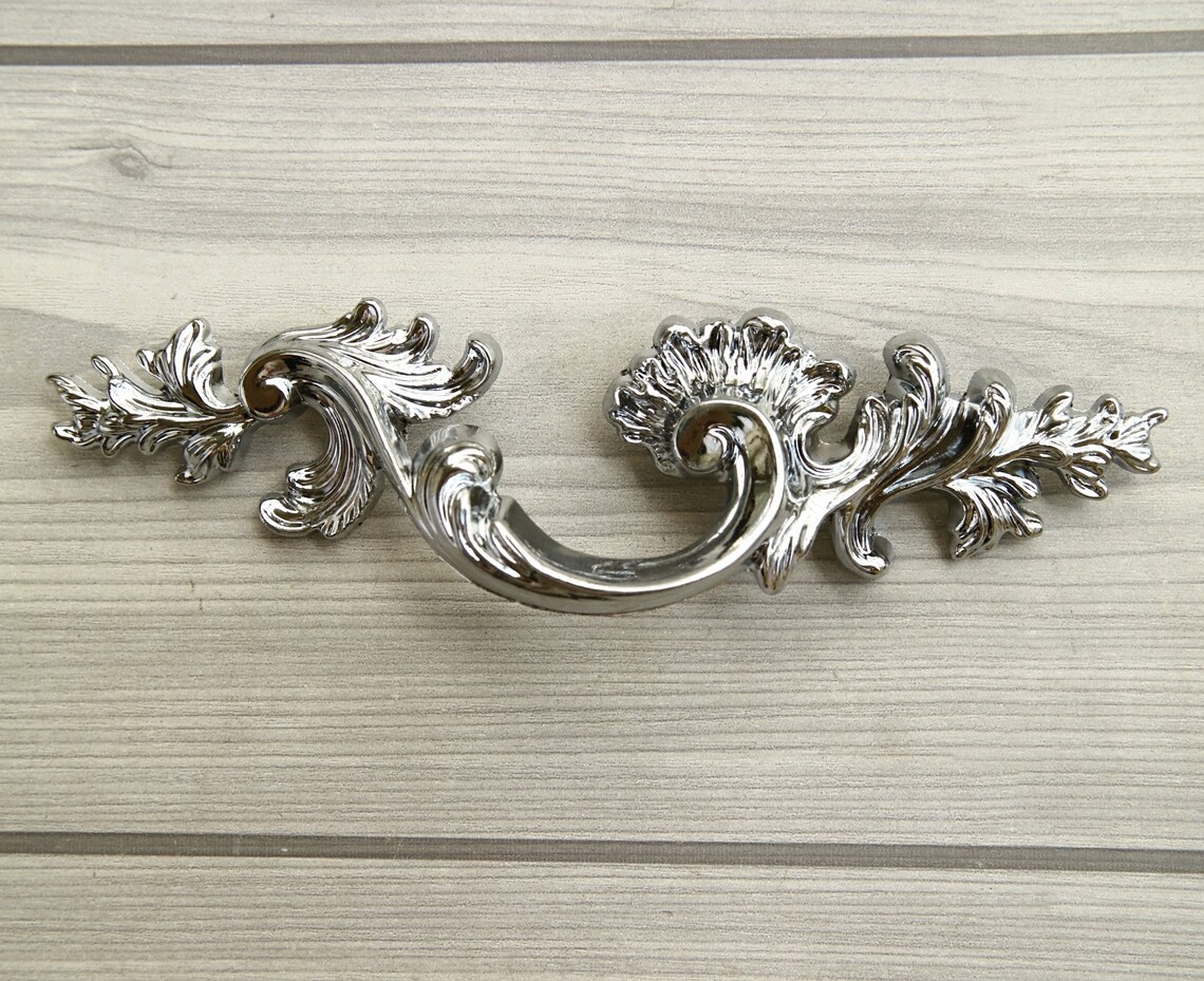 2.5 Silver chrome kitchen door knob decorative Etsy