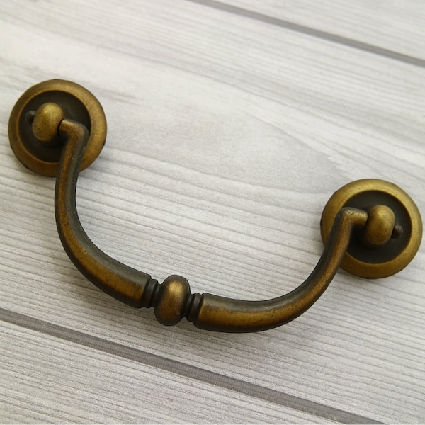 Antique Brass Pulls Etsy