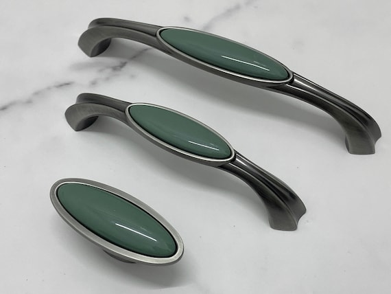 black dresser silver knobs Black American Aluminium Alloy Door Handles Wardrobe Drawer Pull Kitch –  winxwheels main image 1