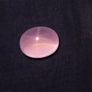 77.8 Carat 26.5x20.7x18.1 MM Natural Top Quality Pink Luster Color Rose Quartz 6 Ray Star Oval Shape, Pink Rose Quartz Gemstone image 8