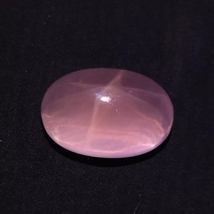 164 Carat 37.5x25.8x21.7 MM Natural Top Quality Pink Luster Color Rose Quartz 6 Ray Star Oval Shape, Pink Rose Quartz Gemstone image 8