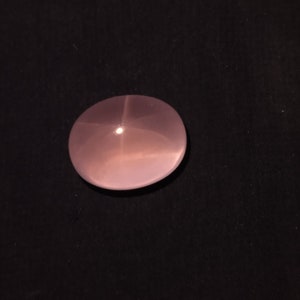 77.8 Carat 26.5x20.7x18.1 MM Natural Top Quality Pink Luster Color Rose Quartz 6 Ray Star Oval Shape, Pink Rose Quartz Gemstone image 9