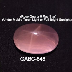 164 Carat 37.5x25.8x21.7 MM Natural Top Quality Pink Luster Color Rose Quartz 6 Ray Star Oval Shape, Pink Rose Quartz Gemstone image 9