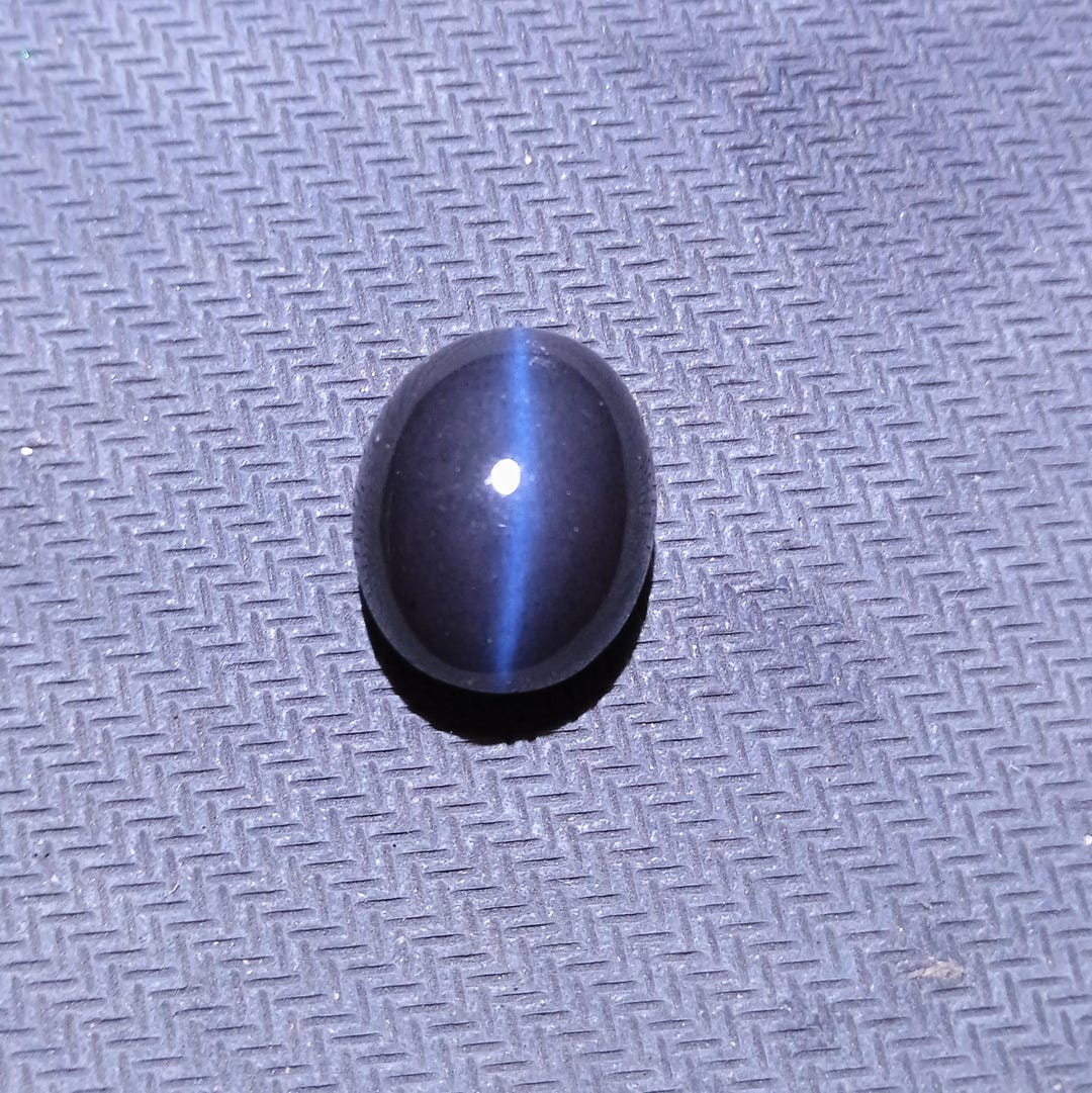 Spectrolite Blue Blue Spectrolite Cat's Eye Cabochon: 13.5 Ct Oval Gemstone - Etsy