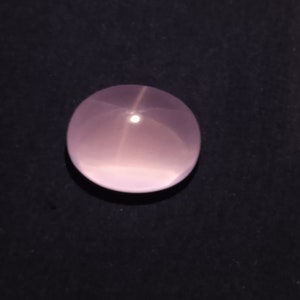 77.8 Carat 26.5x20.7x18.1 MM Natural Top Quality Pink Luster Color Rose Quartz 6 Ray Star Oval Shape, Pink Rose Quartz Gemstone image 5