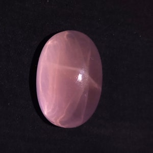 164 Carat 37.5x25.8x21.7 MM Natural Top Quality Pink Luster Color Rose Quartz 6 Ray Star Oval Shape, Pink Rose Quartz Gemstone image 4