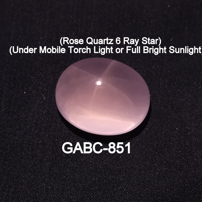 77.8 Carat 26.5x20.7x18.1 MM Natural Top Quality Pink Luster Color Rose Quartz 6 Ray Star Oval Shape, Pink Rose Quartz Gemstone image 1