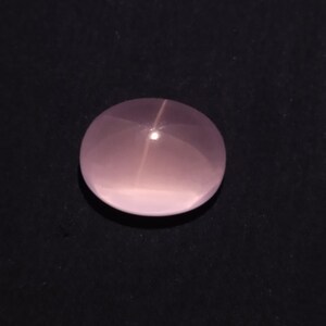 77.8 Carat 26.5x20.7x18.1 MM Natural Top Quality Pink Luster Color Rose Quartz 6 Ray Star Oval Shape, Pink Rose Quartz Gemstone image 3