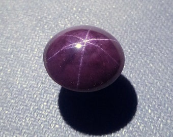 Ray Star Garnet, 41.5 Carat Natural Star Garnet Oval Shape Gemstone 20.8x18.8x10.2 MM