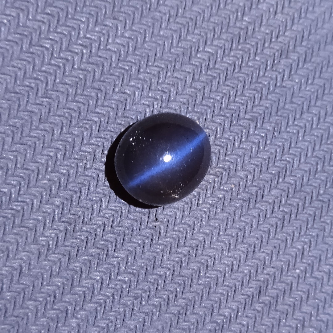 Spectrolite Blue 7.1 Carat Blue Spectrolite Cat's Eye Cabochon: Oval Gemstone - Etsy