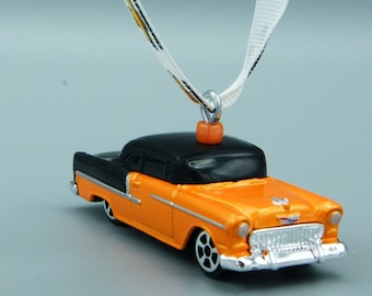 Hot Rod 55 Chevrolet impala Bel Air 1955 Chevy Gift Muscle Dad FREE SHIPPINGInsurance Anytime Ornament Fathers Day Birthday
