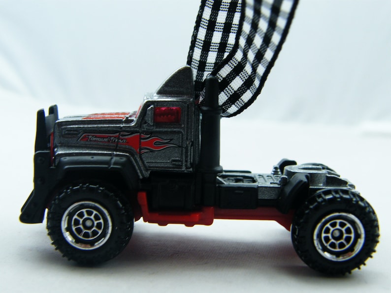 FREE SHIPPINGInsurance Ornament Kenworth ? or Peterbuilt ? Hot rod man cave Birthday gift conventional Semi Fathers Day off road