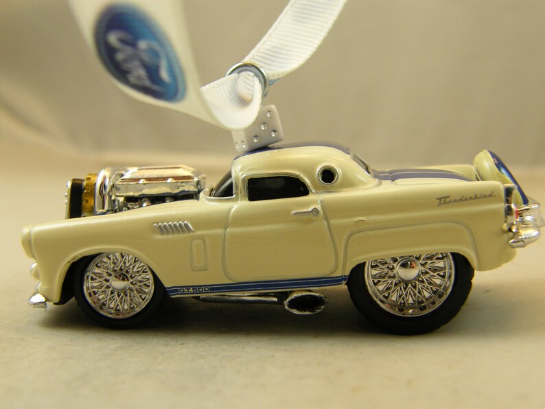 Thunderbird 1956 56 57 ManCave Dad Birthday opening hood Fathers Day classic muscle car Blown Ford FREE SHIPPINGInsurance