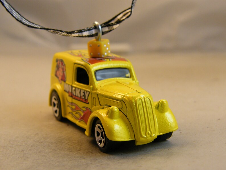 Anglia Birthday Dad Fathers Day opening hood street rod ratrod old school muscle car Monkey Wrenches FREE SHIPPINGInsurance Ornament