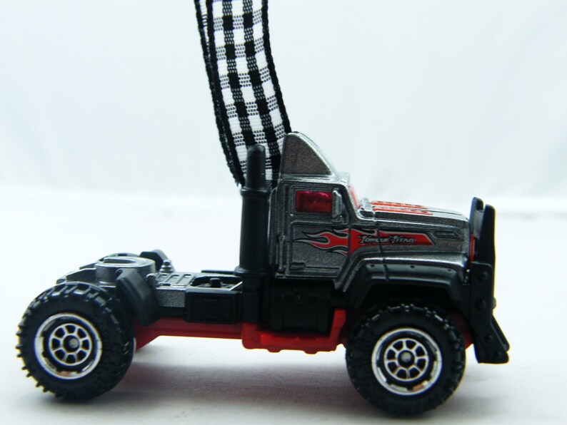 FREE SHIPPINGInsurance Ornament Kenworth ? or Peterbuilt ? Hot rod man cave Birthday gift conventional Semi Fathers Day off road