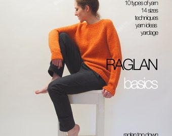 RAGLAN basics - ebook, pdf, Stricken, LAMANA, Anleitung, Pullover, BC Garn, Schal, Tuch, Mantel, Cardigan, Muster, Anfänger, Fortgeschritten