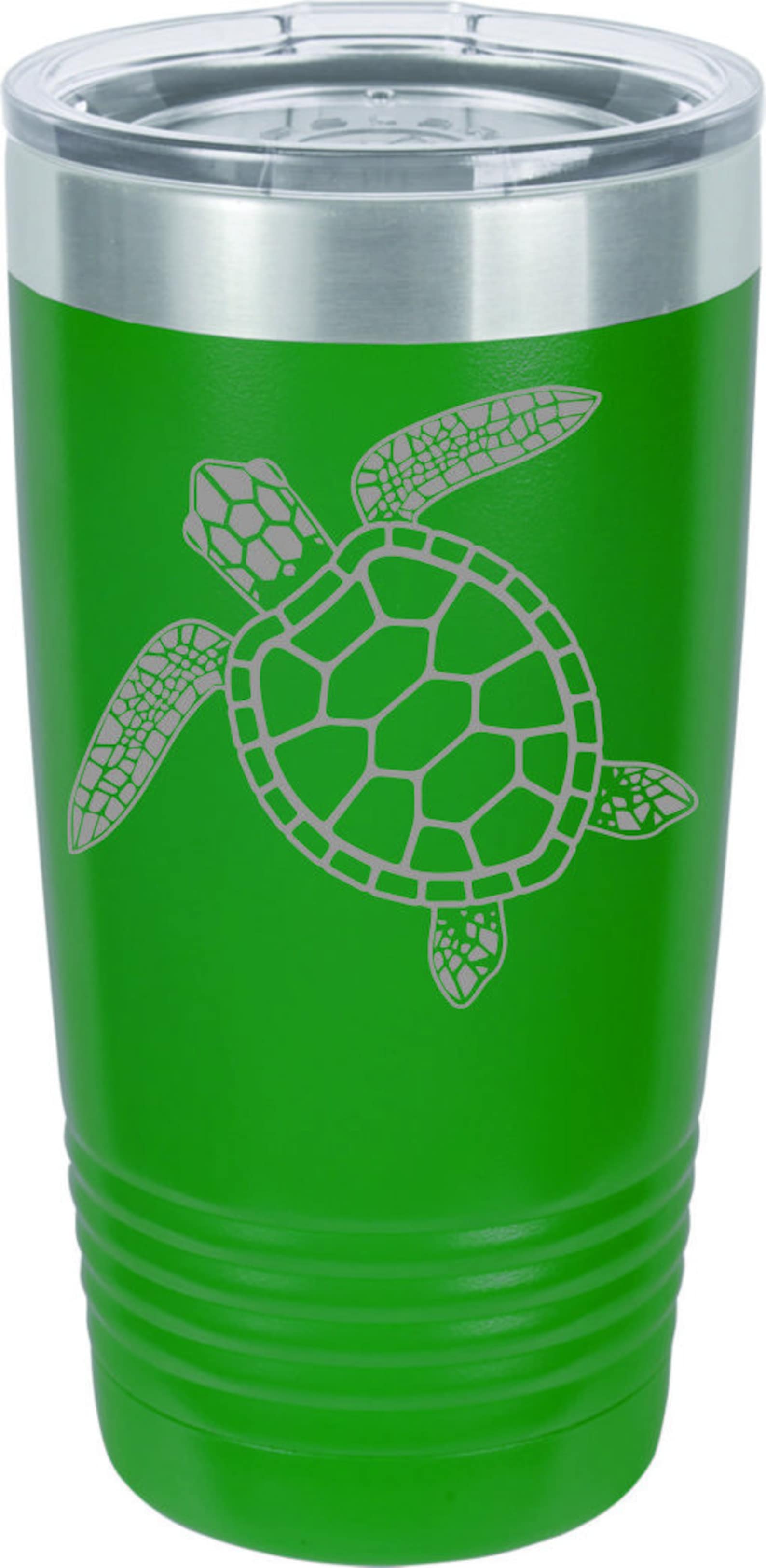 Sea Turtle Stainless Steel Tumbler Ocean Turtle Sea Life Etsy