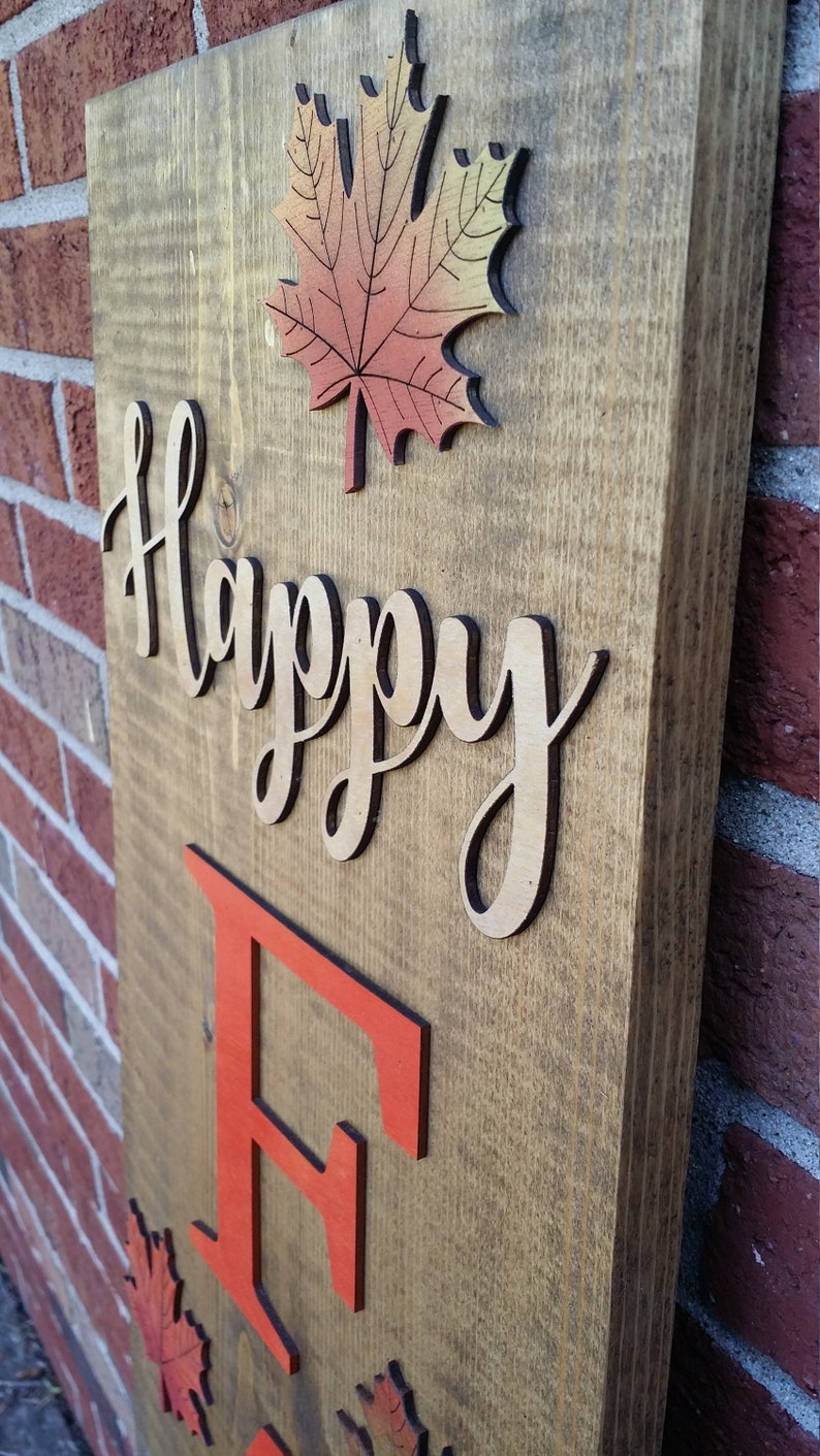Happy Fall Y'all Outdoor Front Door/porch Wooden Sign. Etsy