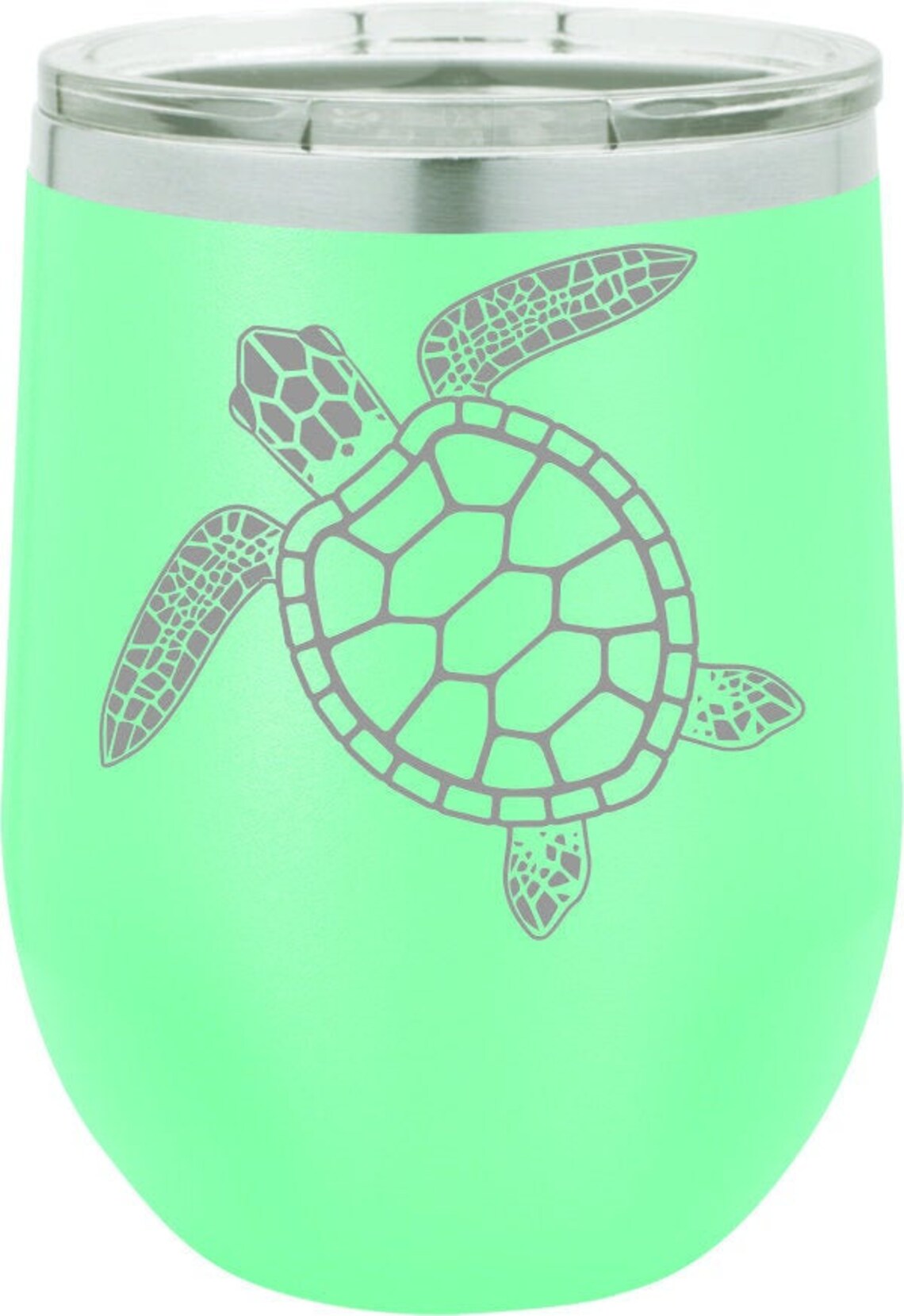 Sea Turtle Stainless Steel Tumbler Ocean Turtle Sea Life Etsy