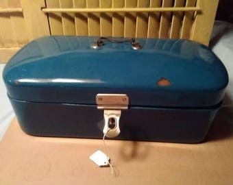 Enamel Bread Box