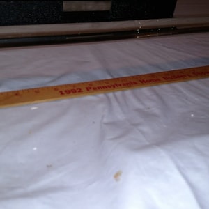 antique chrome/brass towel bar