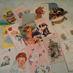 Vintage get well cards
