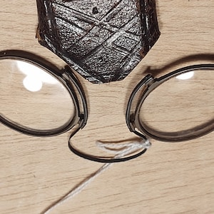 Folding Prince Nez glasses