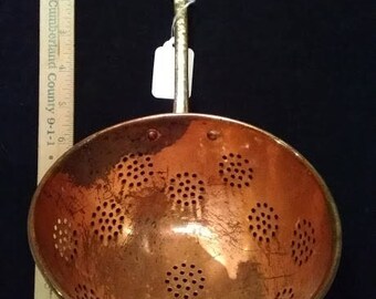 Copper ladle/strainer