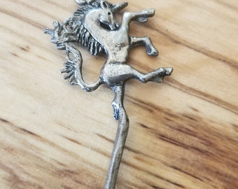 Silber Einhorn Anhänger