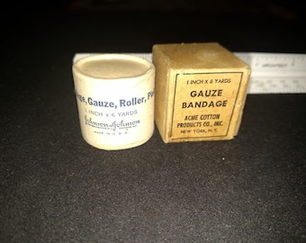 vintage gauze bandages