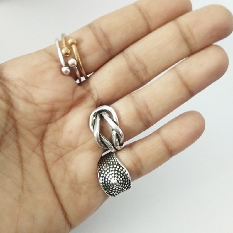 Forged RingGold RingSilver RingGift For Her