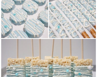 blue dessert table etsy