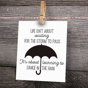 Dance in the rain - SVG and illustrator Files for Silhouette Cutting Machines