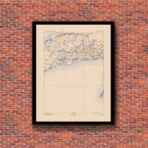 Yarmouth, MA - Restored Vintage Map