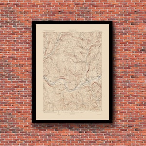 Apalachin, NY (Vestal, Endicott) - Restored Vintage Map